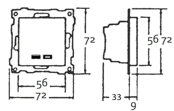 Elko Ladduttag USB A+C 45W SV - Bild 5